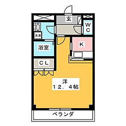 間取図画像 1K