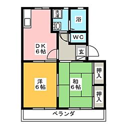 間取図画像 2DK