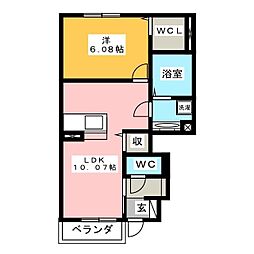 間取図画像 1LDK