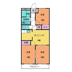 間取図画像 3LDK