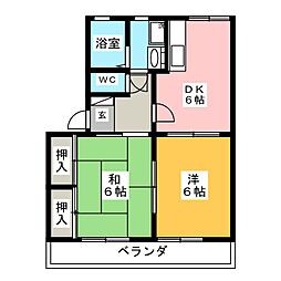 間取図画像 2DK