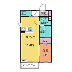 物件の間取り