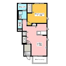 間取図画像 1LDK