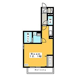 D-roomASAHI ワンルームの間取図画像