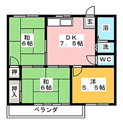 間取図画像 3DK
