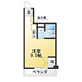 大口平和マンション4階3.6万円