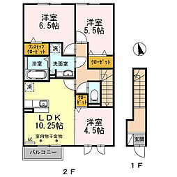 グランコート 3LDKの間取図画像