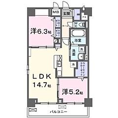 物件の間取り