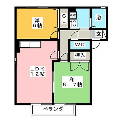 コーポジョイフル_間取り_0