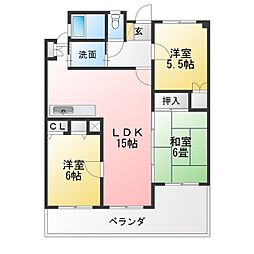 ナビタウン犬山 3LDKの間取図画像