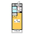 クラウン杉本C2階3.9万円