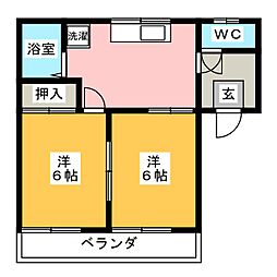 間取図画像 2DK