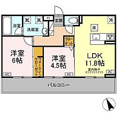 物件の間取り