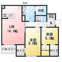 物件の間取り