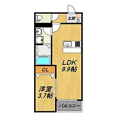物件の間取り