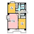 パークサイド花水木2階6.3万円