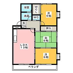 間取図画像 3LDK