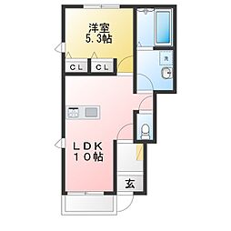 オリエントソレイユ5 1LDKの間取図画像
