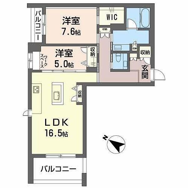 ユートレアＳ 306｜愛知県知立市鳥居１丁目(賃貸マンション2LDK・3階・74.22㎡)の写真 その2