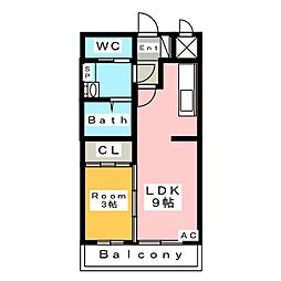 間取図画像 1LDK
