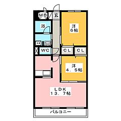 物件の間取り