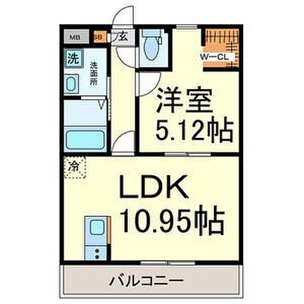 Ａ・Ｃｉｔｙ常滑原松 308｜愛知県常滑市原松町１丁目(賃貸マンション1LDK・3階・40.42㎡)の写真 その2