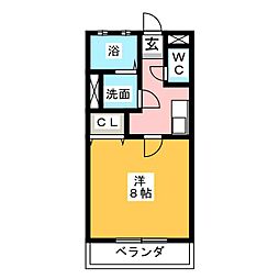 間取図画像 1K
