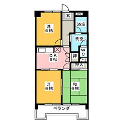 間取図画像 3DK