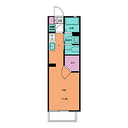 サンマルク2 ワンルームの間取図画像