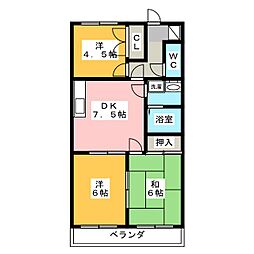 間取図画像 3DK