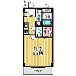 MaisonLiberte 1Kの間取図画像