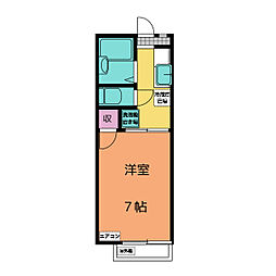 メゾン・アクシス 1Kの間取図画像