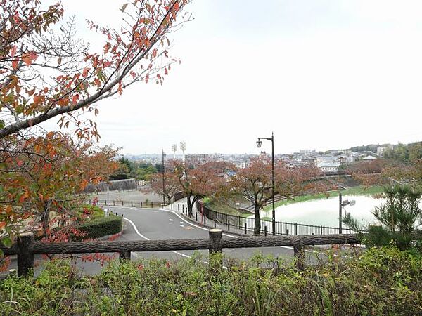 画像27:公園「城山公園まで1100m」