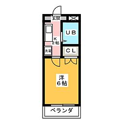 間取図画像 1K