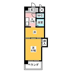 間取図画像 2K