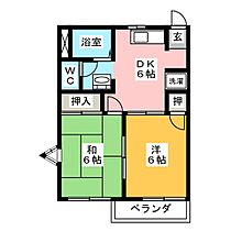 パークヒル春木台　Ａ棟  ｜ 愛知県愛知郡東郷町春木台５丁目（賃貸アパート2K・2階・38.83㎡） その2