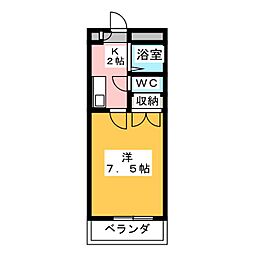 間取図画像 1K