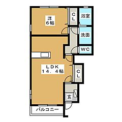 物件の間取り
