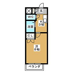 間取図画像 1K