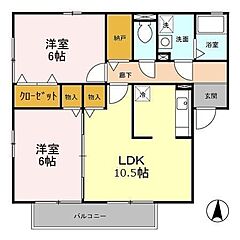 物件の間取り