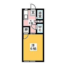 間取図画像 1K