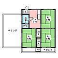 松葉ハイツ4階4.2万円