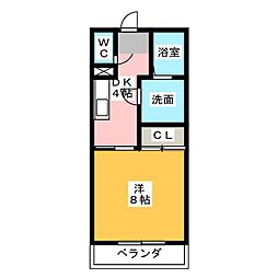 間取図画像 1K