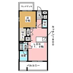 間取図画像 1LDK