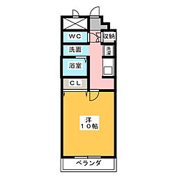 CEDARFIELD 1Kの間取図画像