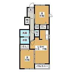 物件の間取り