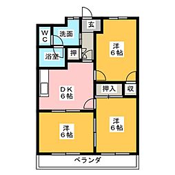 間取図画像 3DK
