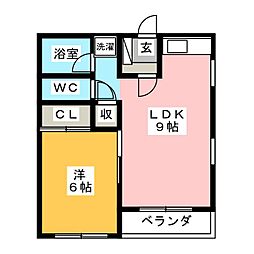 間取図画像 1LDK