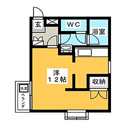 間取図画像 ワンルーム