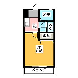 間取図画像 1K